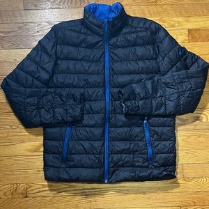 Michael Kors Men’s Pavilion Puffer Jacket Blue Size L Good Condition